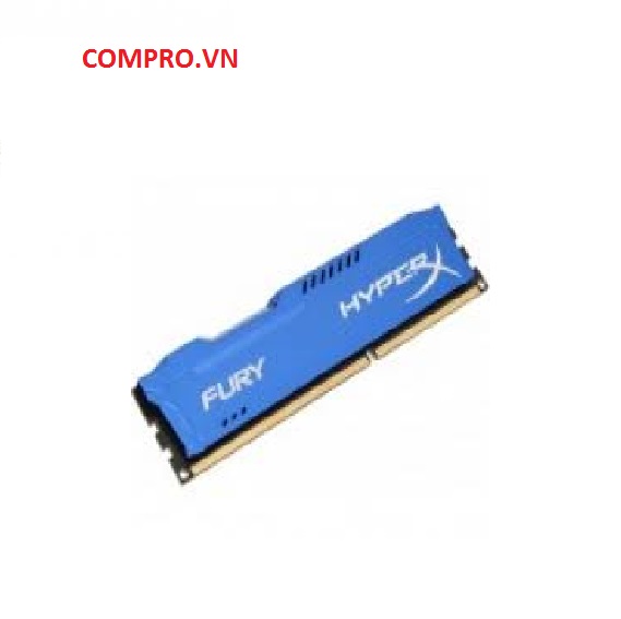 Bộ nhớ DDR3 Kingston 8GB (1600) Hyper X Fury Xanh (HX316C10F/8)