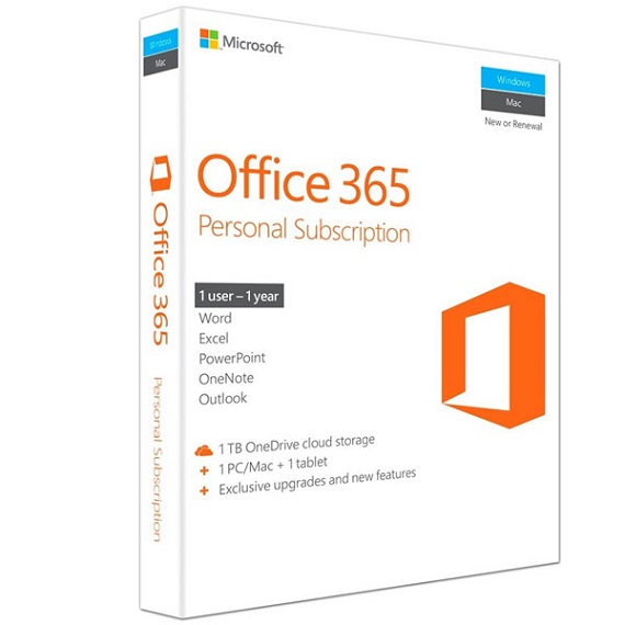 Phần mềm Office 365 Personal English APAC EM Subscr 1YR Medialess P2 (QQ2-00570)