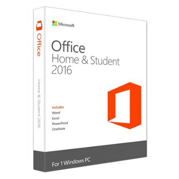 Phần mềm Office Home and Student 2016 Win English APAC EM Medialess P2 (79G-04679)
