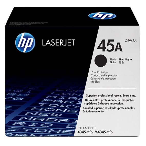 Mực in HP 45A (Q5945A) Black dùng cho máy in HP Laserjet 4345 mfp