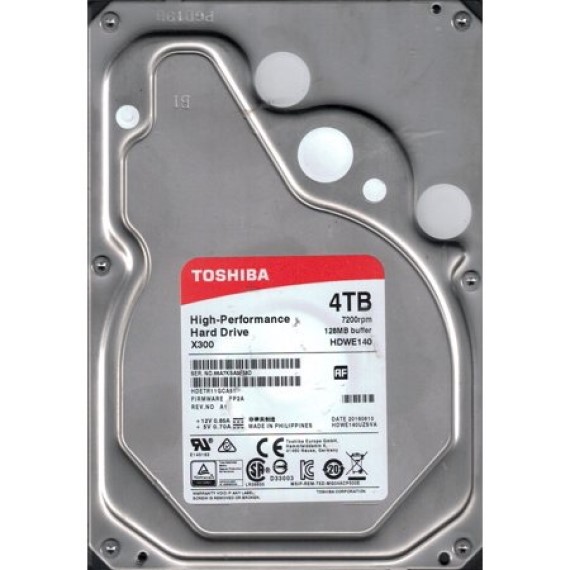 Ổ cứng HDD Toshiba X300 4TB 3.5 SATA 3 - HDWE140UZSVA