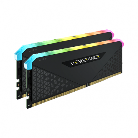 RAM Desktop Corsair 64GB DDR4 Bus 3200Mhz Vengeance RGB CMG64GX4M2E3200C16