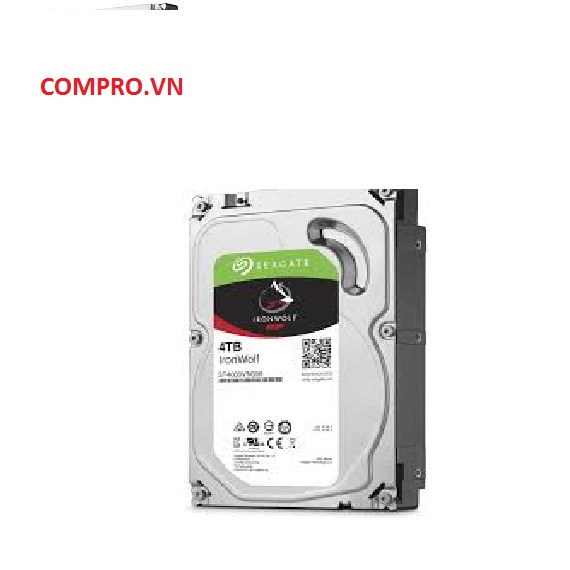 Ổ cứng NAS Seagate Ironwolf 4TB 3.5'' Sata 3 (ST4000VN008)