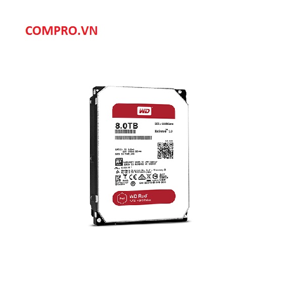 Ổ cứng Hardddisk Desktop HDD WD 8TB WD80EFZX Sata 3 Red