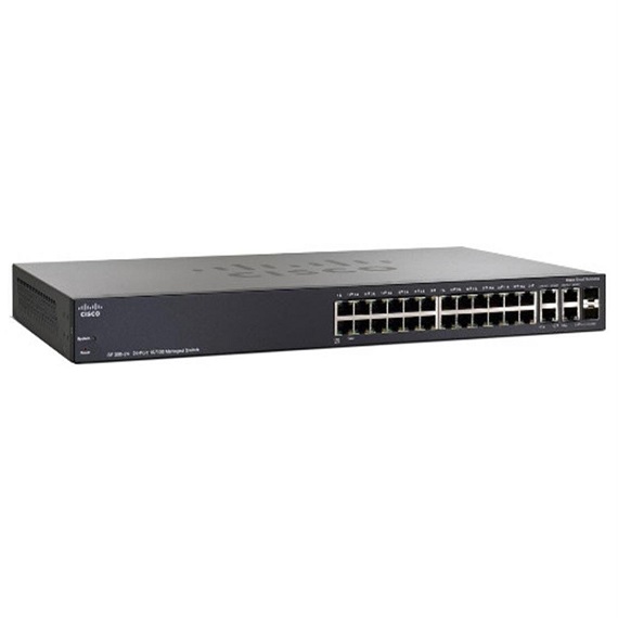 Thiết bị mạng Switch Cisco 24P SRW224G4-K9 1