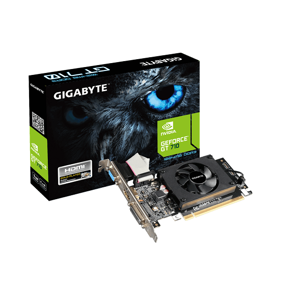 Card màn hình Gigabyte NVIDIA GeForce 1GB GT710-N710D3-1GL 3