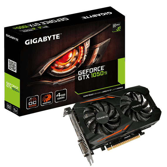Card màn hình Gigabyte GeForce GTX 1050 Ti 4GB N105TOC-4GD 3