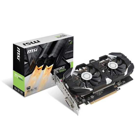 Card màn hình VGA Msi GeForce GTX 1050 Ti4GB GTX1050Ti 4GT OCV1 3