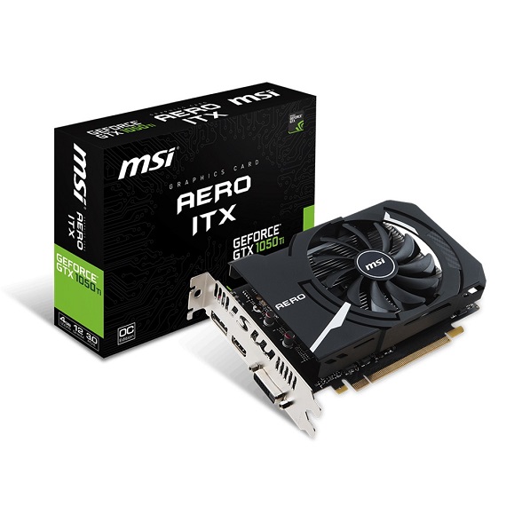 Card màn hình VGA MSI GeForce GTX 1050Ti 4GB GDDR5 AERO (GTX-1050-Ti-AERO-ITX-4G-OCV1) 3