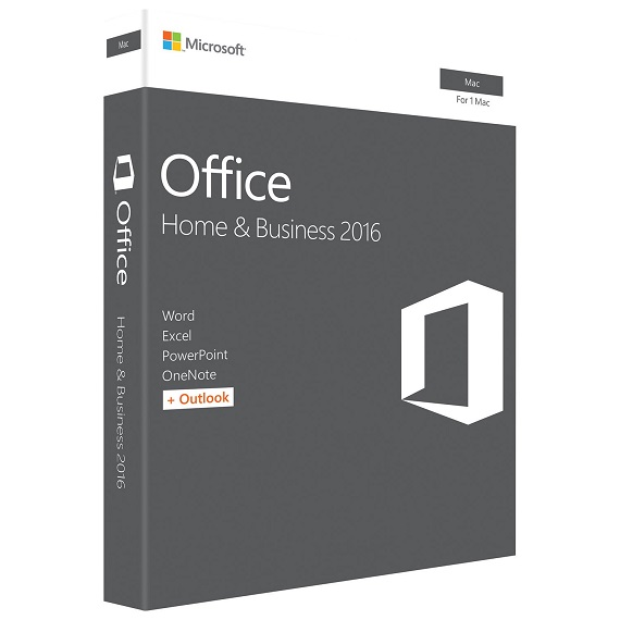 Phần mềm Office Mac Home Business 1PK 2016 English APAC EM Medialess P2 (W6F-00882) 1