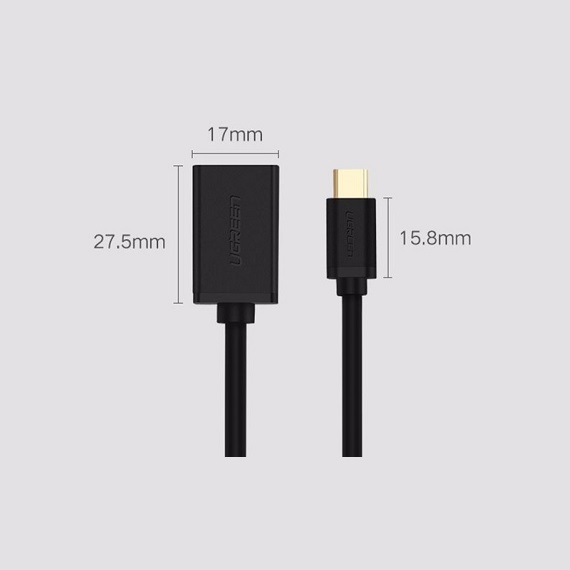 Cáp Type-C to USB 3.0 chính hãng Ugreen 30701 1