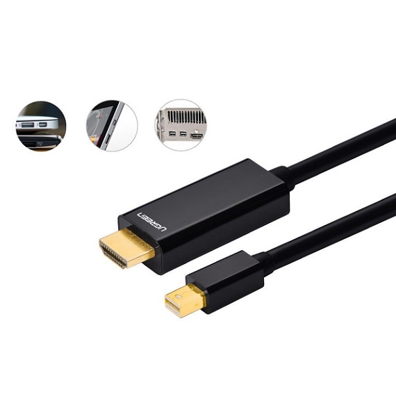 Dây chuyển đổi Mini DisplayPort to HDMI dài 3m chính hãng Ugreen 10436 2
