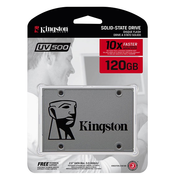 Ổ cứng SSD Kingston UV500 120GB SUV500 SATA III 3D-NAND 2.5 inch 3