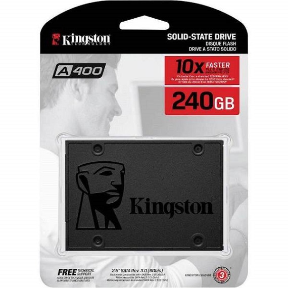 Ổ cứng SSD Kingston A400 240GB SA400S37 SATA III 2.5 inch 2