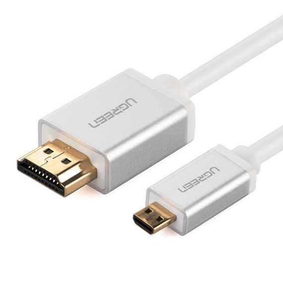 Cáp Micro HDMI to HDMI 2M Trắng chính hãng Ugreen 11144 1