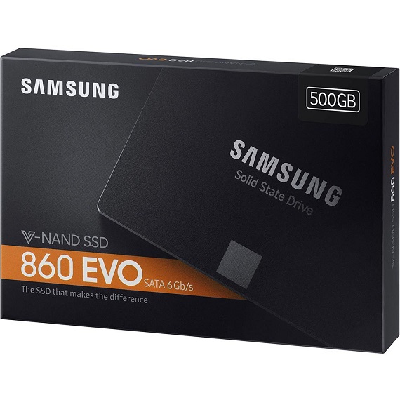 Ổ cứng SSD Samsung 860 EVO 500GB Mz-76E500BW Sata III 2.5 inch 3