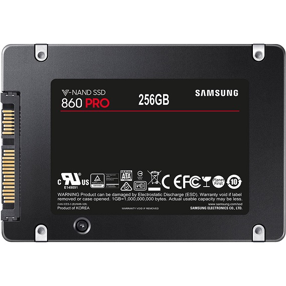 Ổ cứng SSD Samsung 860 Pro Series 256GB MZ-76P256BW Sata III 2.5 inch 3