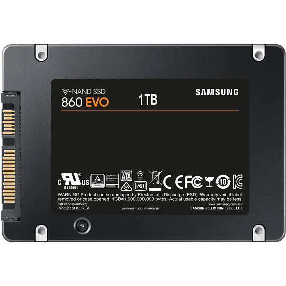 Ổ cứng SSD Samsung 860 Evo 1TB MZ-76E1T0BW SATA III 2.5 inch 3