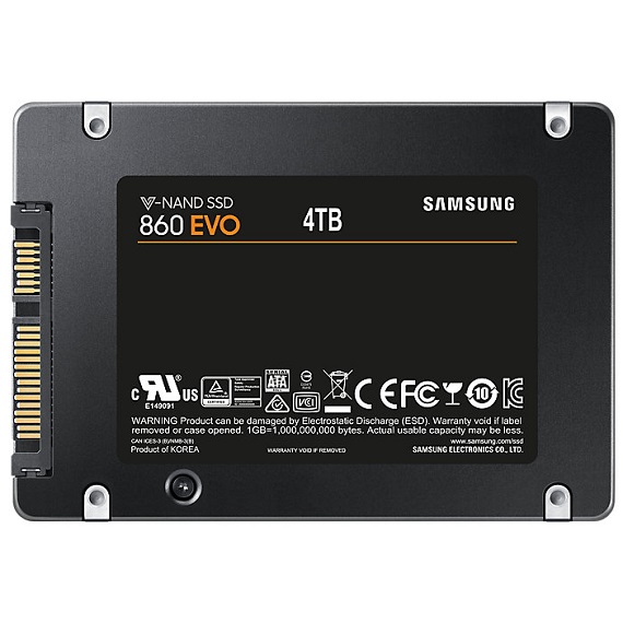 Ồ cứng SSD Samsung 860 Evo 4TB MZ-76E4T0BW SATA III 2.5-Inch 3