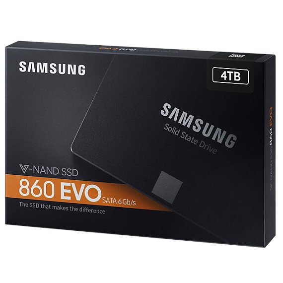 Ồ cứng SSD Samsung 860 Evo 4TB MZ-76E4T0BW SATA III 2.5-Inch 4