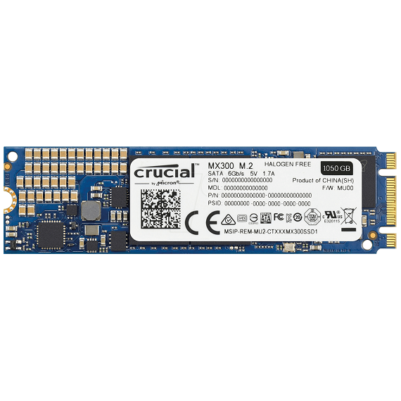 Ổ cứng SSD Crucial MX300 1TB (M.2 2280) M.2 SATA III 1