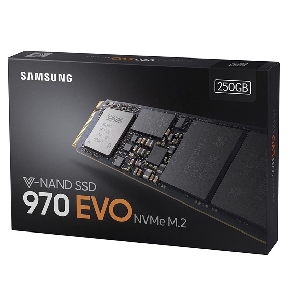Ổ cứng SSD Samsung 970 EVO 250GB MZ-V7E250BW (M.2 2280) M.2 PCIe NVMe V-NAND 3