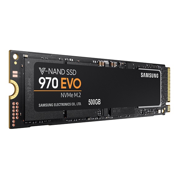 Ổ cứng SSD Samsung 970 EVO 500GB V-NAND MZ-V7E500BW (M.2 2280) M.2 PCIe NVMe 2