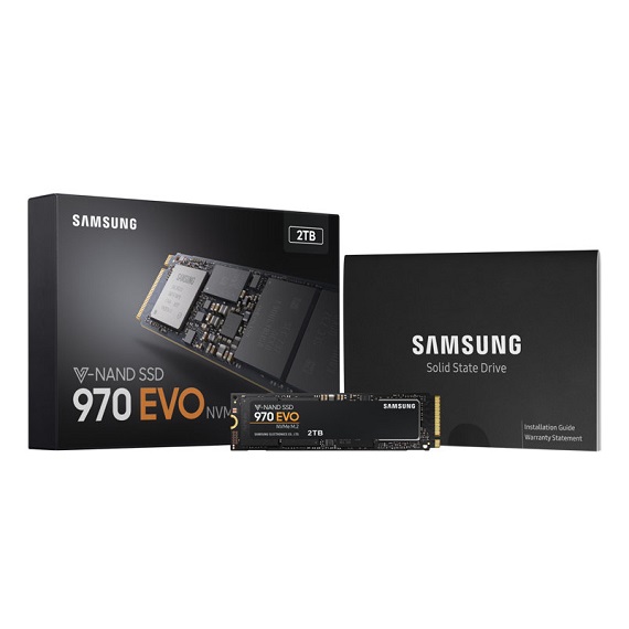 Ổ cứng SSD Samsung 970 EVO V-NAND 2TB MZ-V7E2T0BW (M.2 2280) M.2 PCIe NVMe 3