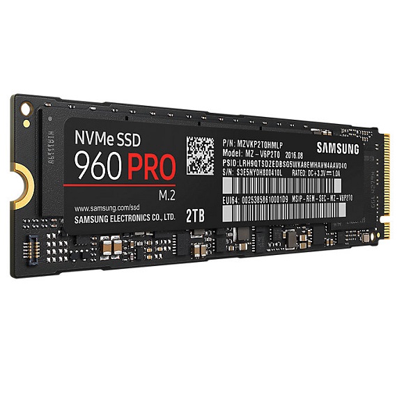 Ổ cứng SSD Samsung 960 Pro 2TB MZ-V6P2T0  (M.2 2280) M.2 PCIe NVMe 1