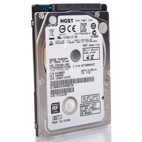 Ổ cứng Notebook HDD HGST 500GB 2.5 inch sata 3 (7200rpm) 1