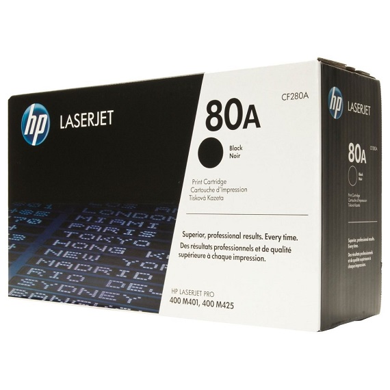Mực in HP 80A (CF280A) Laser đen trắng dùng cho HP Pro M401DN/ M401D/ Pro 400 - M425DN, M425DW 1