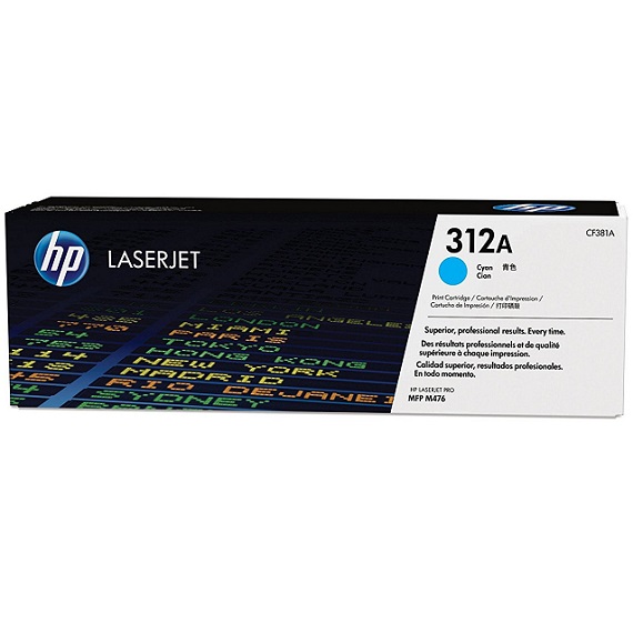 Mực in HP 312A (CF381A) màu xanh dùng cho máy HP Color LaserJet Pro MFP M476nw