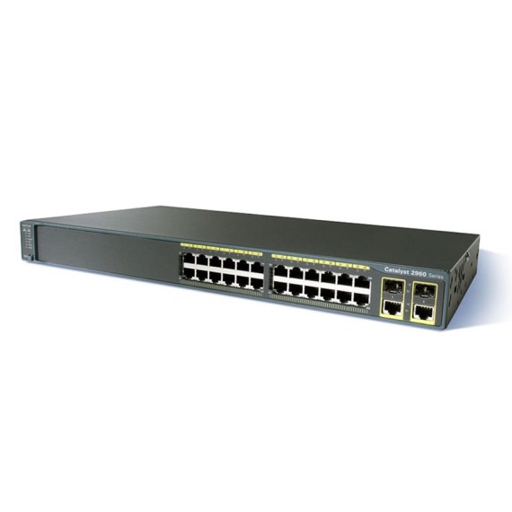 Switch Cisco WS-C2960+24TC-L 24 ports 10/100 + 2 T/SFP LAN Base
