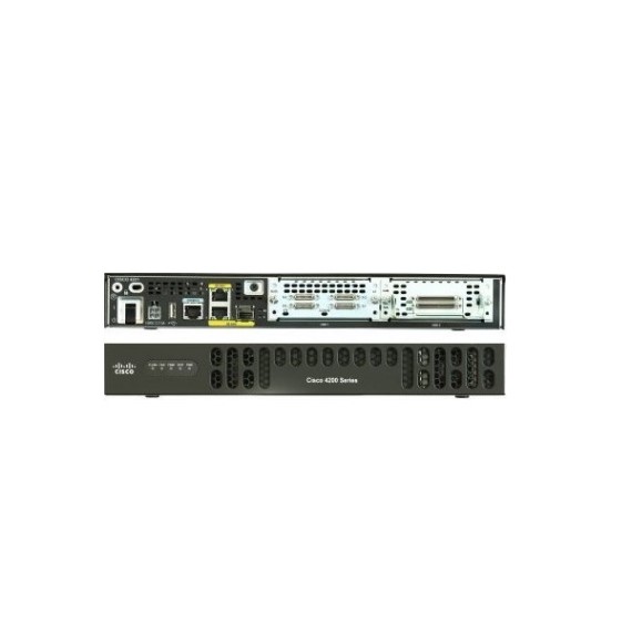 ISR4221/K9 Cisco ISR 4221 (2 GE, 2 NIM, 8 GB FLASH, 4 GB DRAM (default memory) (CON-SNT-ISR4221K) 1