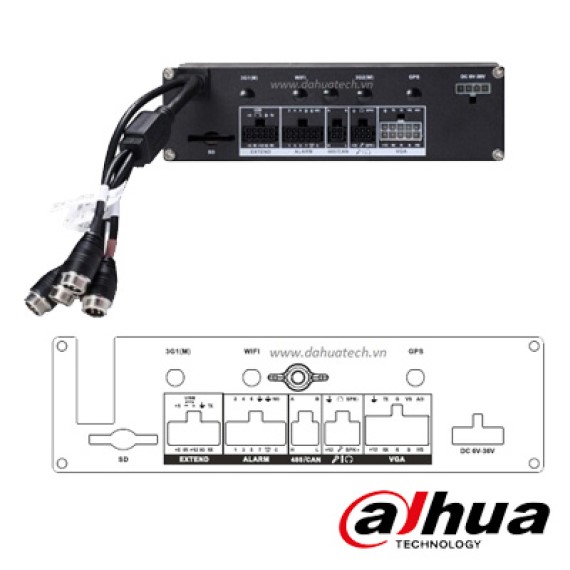 Đầu ghi giám sát hành trình Dahua 4 kênh DVR0404ME-SC-GC (GPS/3G) 1