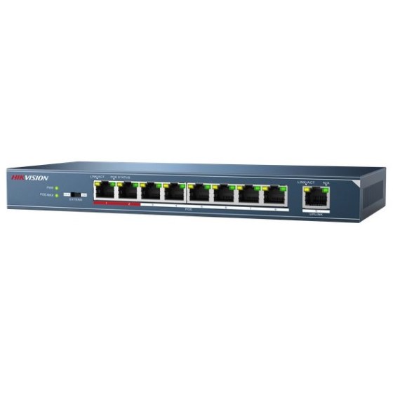 8-port 10/100Mbps Unmanaged PoE Switch HIKVISION DS-3E0109P-E 1
