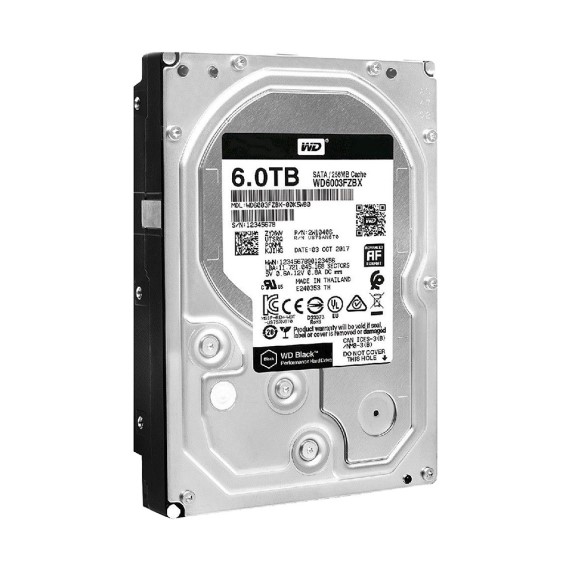 Ổ cứng HDD Western Digital Black 6TB 3.5' SATA 3 - WD6003FZBX