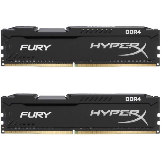 RAM Desktop Kingston HyperX Fury 32GB DDR4 Bus 2666MHz HX426C16FBK2/32 1