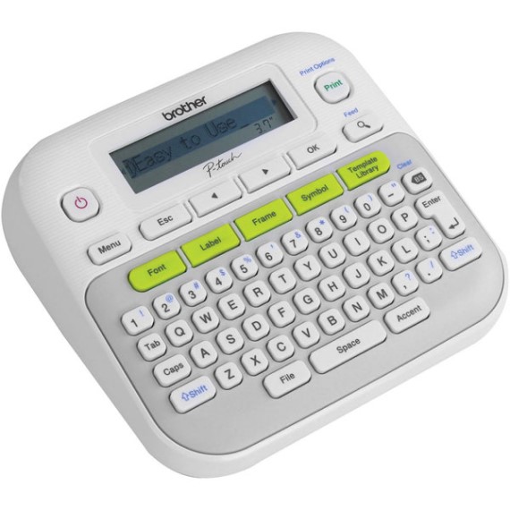 Máy in nhãn dạng để bàn có bàn phím Qwerty Brother PT-D210 1