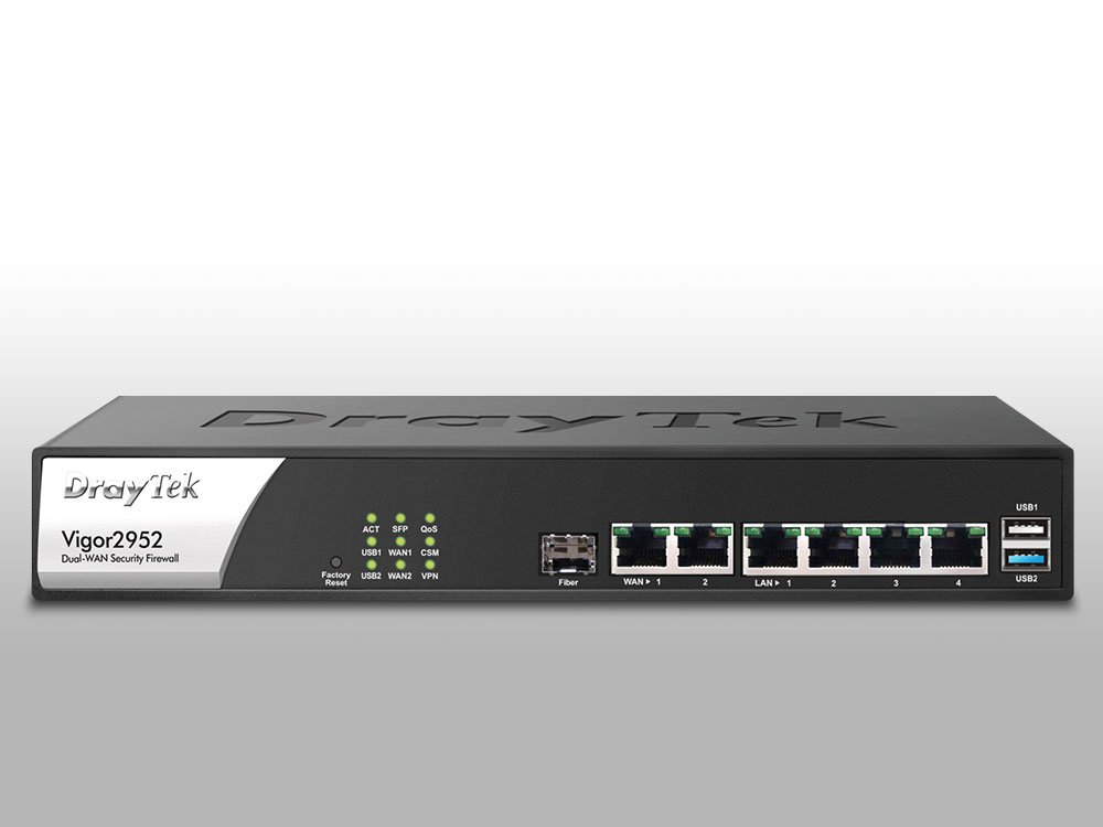 Draytek Vigor2952 Dual Wan Fiber VPN Router