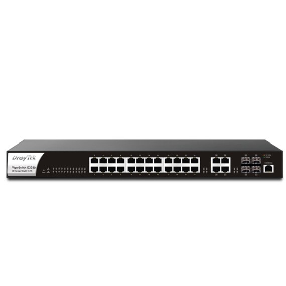 Switch DrayTek Vigorswitch G2280 24 cổng L2 1