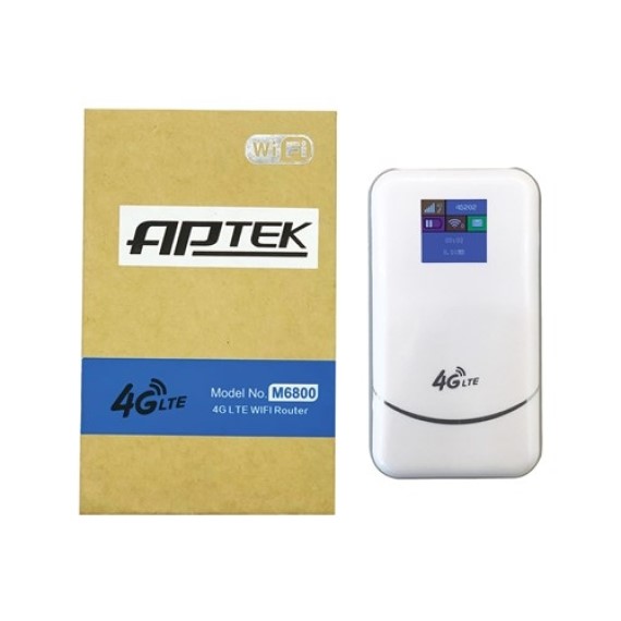 4G LTE Mobile Wireless Router 6800 mAh Aptek M6800 1