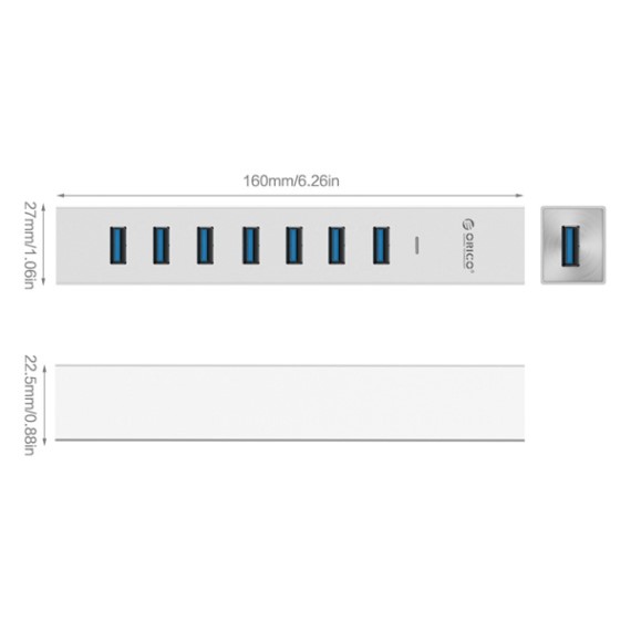 HUB USB Orico ASH7-U3 1