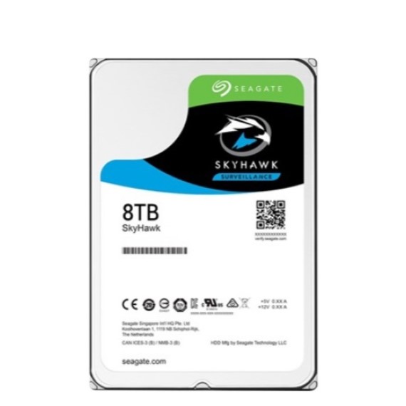 Ổ cứng HDD Seagate SkyHawk 8TB - ST8000VX004 (Dùng cho Camera)