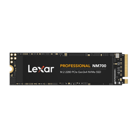 Ổ cứng gắn trong 1TB SSD NM700 M.2 2280 NVMe Lexar - LNM700- 1TRB