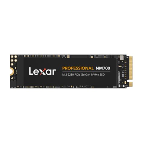 Ổ cứng gắn trong 512GB SSD NM700 M.2 2280 NVMe Lexar - LNM700- 512RB
