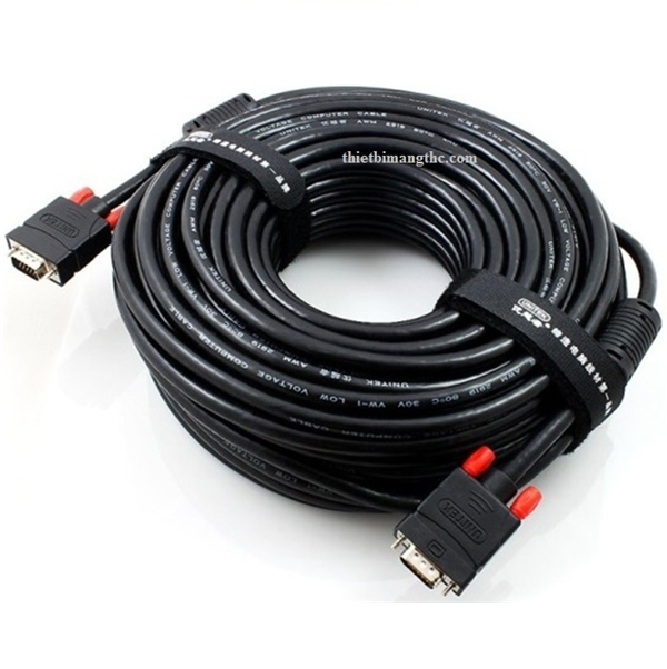 Cáp VGA Unitek LCD 3C+6 (20m) (Y-C 508A)