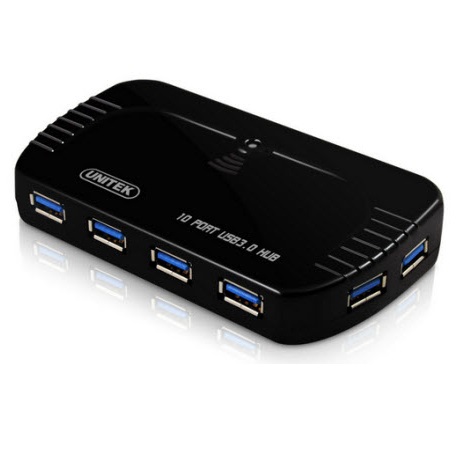 HUB UNITEK Y-3112 USB 3.0 10 cổng tốc độ cao 5Gbps