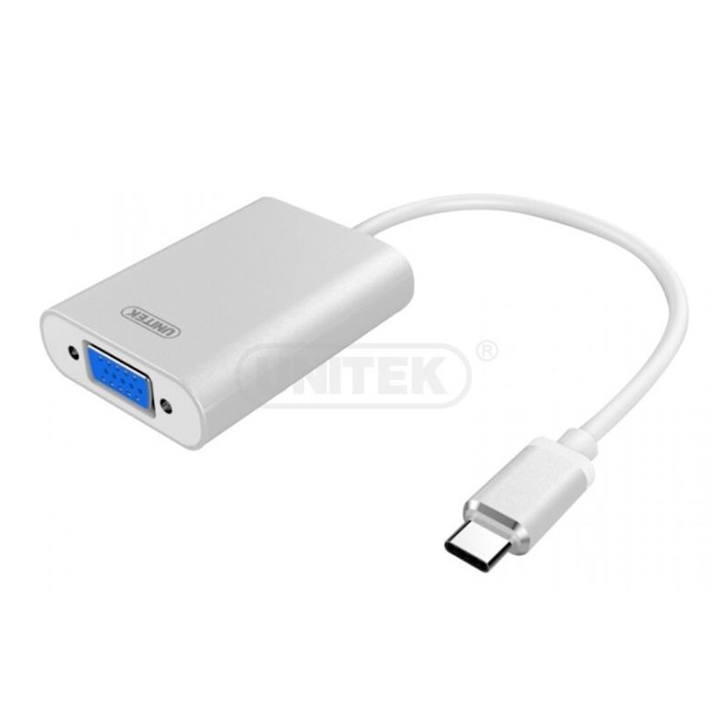 Cáp Type-C ->VGA (L) Unitek (Y - 6308) 20cm