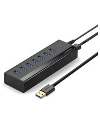 Ugreen 40522 Màu Đen Bộ chia HUB USB 3.0 sang 7 USB 3.0
